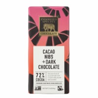 Endangered Species Cacao Nibs & Dark Chocolate Bar