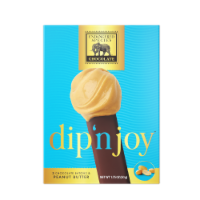 Endangered Species Dip 'n Joy Chocolate Batons & Peanut Butter Candy Bar Perspective: Main