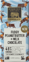 Endangered Spieces Chocolate™ Fudgy Peanut Butter + Milk Chocolate Bar