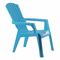 Adams Manufacturing Kid's Adirondack Stacking Chair, Pool Blue Perspective: Main