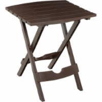 Adams Quik-Fold Side Table - Brown