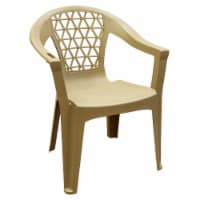 Adams Penza Adult Stackable Dining Chair - Taupe Perspective: Main
