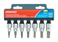Crescent® SAE 6 Point Hex Bit Socket Set