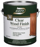 Deft Gloss Clear Water-Based Acrylic Finish and Sealer 1 gal. - Total Qty: 4