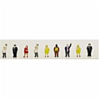 Model Power MDP1333 9 Piece N Scale Hand Painted Fat People Weight Figure