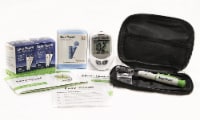 EasyTouch Diabetes Testing Kit, Blood Glucose Meter, 100 Strips, 100 Lancets, Lancing Device