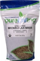 Pure Living Organic Sprouted Brown Flax Seeds