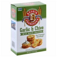 Boudin Garlic & Chive Twice Baked Crackers