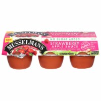 Musselman's® No Sugar Added Strawberry Apple Sauce Perspective: Main