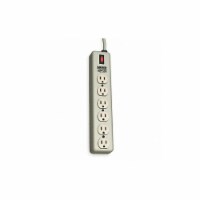 Tripp Lite Outlet Strip,6 Outlet,15A,12-1/2 L,Beg 6SPDX
