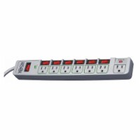 Tripp Lite Surge Protector Strip,7 Outlet,Gray TLP76MSG