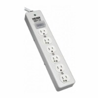 Tripp Lite Surge Protector Strip,6 Outlet,Gray  SPS610HGRA