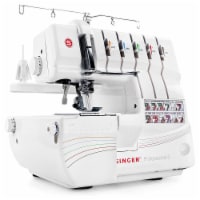 SINGER 14T968DC Professional 2 to 5 Thread Stitch Serger Sewing Machine, White
