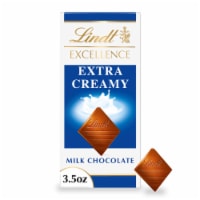Lindt EXCELLENCE Extra Creamy Milk Chocolate Candy Bar Perspective: Main