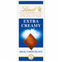 Lindt EXCELLENCE Extra Creamy Milk Chocolate Candy Bar Perspective: Main