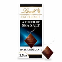 Lindt EXCELLENCE Sea Salt Dark Chocolate Candy Bar Perspective: Main