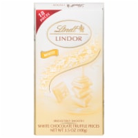 Lindt LINDOR White Chocolate Truffle Candy Bar