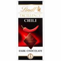 Lindt EXCELLENCE Chili Dark Chocolate Candy Bar Perspective: Main