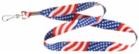 Hillman USA Flag Lanyard - Red/White/Blue