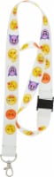 Hillman Emoji Breakaway Lanyard - White