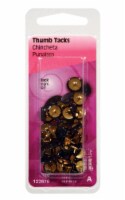 Hillman Black Push Pins 40 pk Hillman Black Push Pins 40 pk
