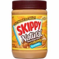 Skippy® Natural Creamy Peanut Butter Spread with Honey