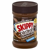 Skippy Natural Peanut Butter With Dark Chocolate Perspective: Main