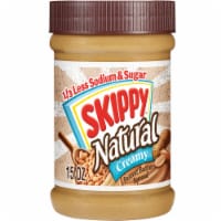 Skippy® Natural 1/3 Less Sodium & Sugar Peanut Butter Spread