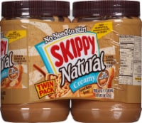Skippy® Natural Creamy Peanut Butter Spread Twin Pack