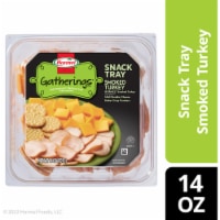 Hormel Gatherings® Smoked Turkey with Cheese and Crackers Deli Snack Tray