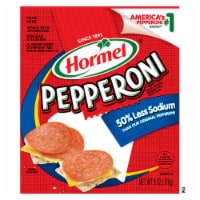 Hormel® 50% Less Sodium Pepperoni