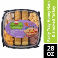 Hormel® Gatherings® Honey Ham & Turkey Party Tray With Cheese & Crackers Perspective: Main