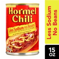 Hormel No Beans Chili with Less Sodium
