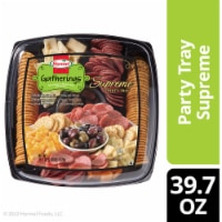 Hormel Gatherings® Salami and Olives with Cheese and Crackers Supreme Deli Party Tray