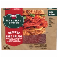 Hormel® Natural Choice® Uncured Hard Salami Deli Meat Perspective: Main