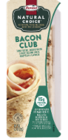 Hormel® Natural Choice™ Bacon Club Flatbread Wrap Perspective: Main