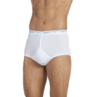 Jockey® Classic Men's Full Rise Briefs - White Perspective: Main