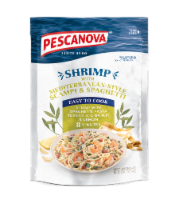 Pescanova® Shrimp with Mediterranean-Style Scampi & Spaghetti Frozen Pasta Perspective: Main