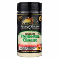 Andrew and Everett - Parmesan Cheese - Grated - Case of 6 - 7 oz.