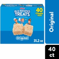 Kellogg's Rice Krispies Treats Original Marshmallow Treat Bars, 40 ct