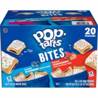 Pop Tarts Bites Variety Pack - Frosted Strawberry, Frosted Blueberry - 20 / Box
