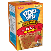 Pop-Tarts Gone Nutty! Frosted PB & J Strawberry Toaster Pastries Perspective: Main