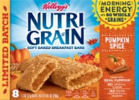 Nutri-Grain Limited Edition Pumpkin Spice Soft Baked Breakfast Bars Perspective: Main