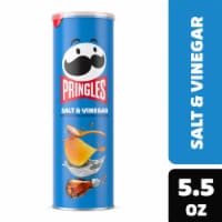 Pringles® Salt and Vinegar Potato Crisps Chips Perspective: Main