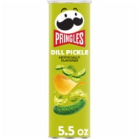 Pringles® Dill Pickle Potato Crisps Chips Perspective: Main
