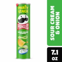 Pringles® Sour Cream and Onion Party Stack Potato Crisps Chips Perspective: Main