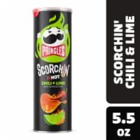 Pringles® Scorchin' Chili and Lime Potato Crisps Chips Perspective: Main