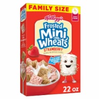 Kellogg's® Frosted Mini-Wheats Strawberry Family Size Cereal