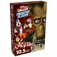 Kellogg's Frosted Flakes Breakfast Cereal Chocolate with Spooky Marshmallows Perspective: Main