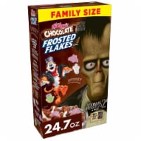 Kellogg's® Frosted Flakes Chocolate with Spooky Marshmallows Family Size Cereal Perspective: Main